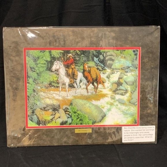 Bev Doolittle Native American Matted Art Print